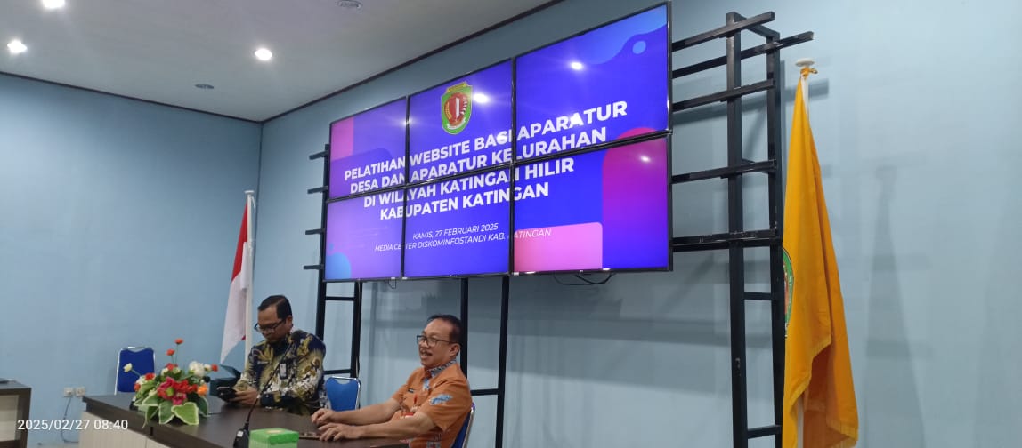 Pelatihan Website Kelurahan Kasongan Baru